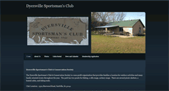 Desktop Screenshot of dyersvillesportsman.org